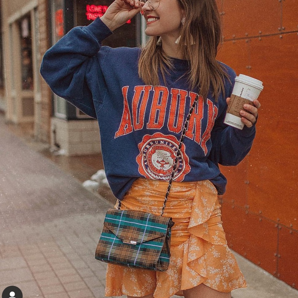 Vintage Oversized Auburn Crewneck